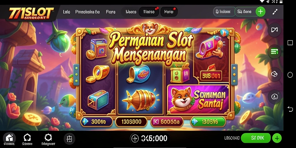 Tampilan menarik dari gameplay 171SLOT yang penuh warna.