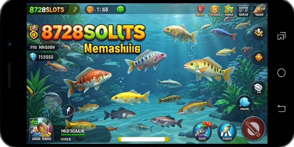 Tangkapan ikan besar dalam gameplay 8728SLOTS yang seru.