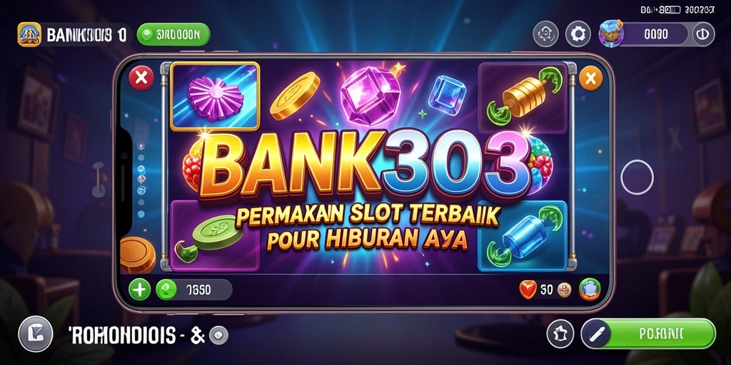 Screenshot BANK303 menampilkan suasana permainan slot yang seru.