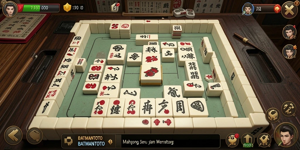 Tampilan gameplay menarik dari BATMANTOTO saat bermain Mahjong.