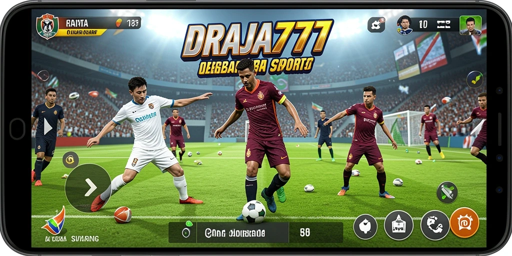 Tangkapan layar DRAJA777 yang menunjukkan aksi seru dalam permainan olahraga.