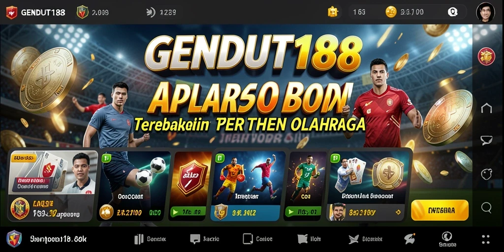 Tampilan menarik dari gameplay GENDUT188 saat taruhan olahraga.