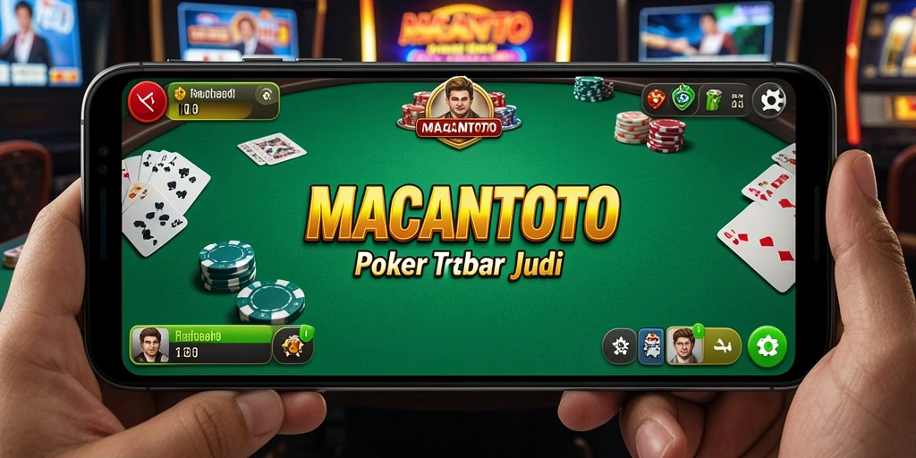 Tampilan gameplay Poker yang seru dan mendebarkan di MACANTOTO.