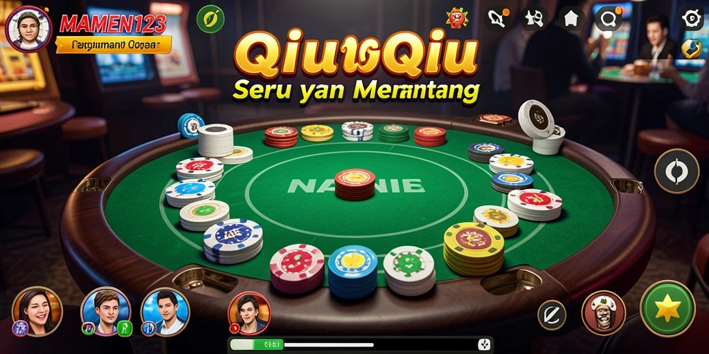 Gameplay MAMEN123 yang seru dalam QiuQiu.