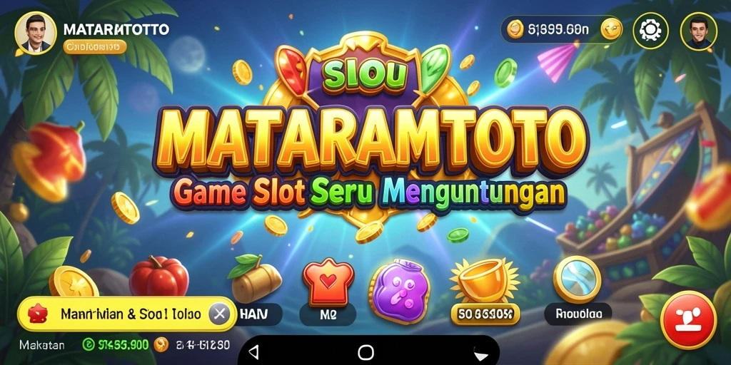Screenshot gameplay MATARAMTOTO yang menampilkan serunya permainan slot.