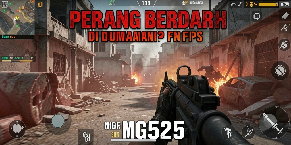 Tampilan penuh aksi dari gameplay MG525 yang mendebarkan.