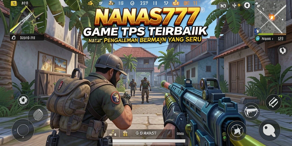 Tampilan gameplay seru dari NANAS777 dengan karakter dan senjata yang beragam.