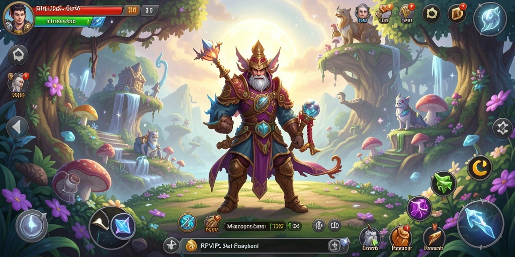 Tampilan gameplay RPVIP6 yang menampilkan petualangan mendebarkan.