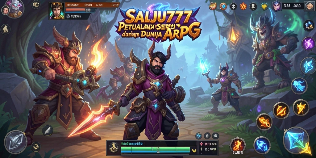 Tangkapan layar menampilkan aksi pertarungan seru dalam game ARPG.
