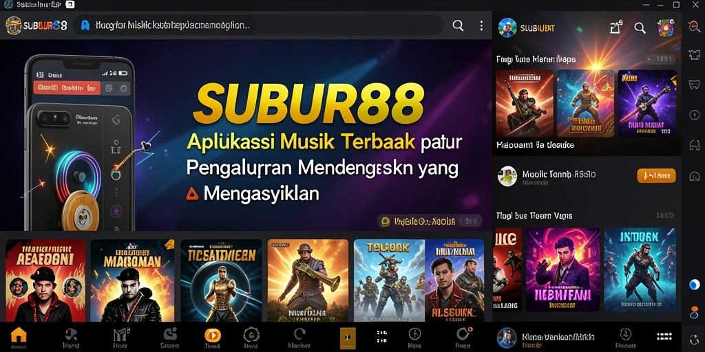 Momen terbaik mendengarkan musik dalam SUBUR88.