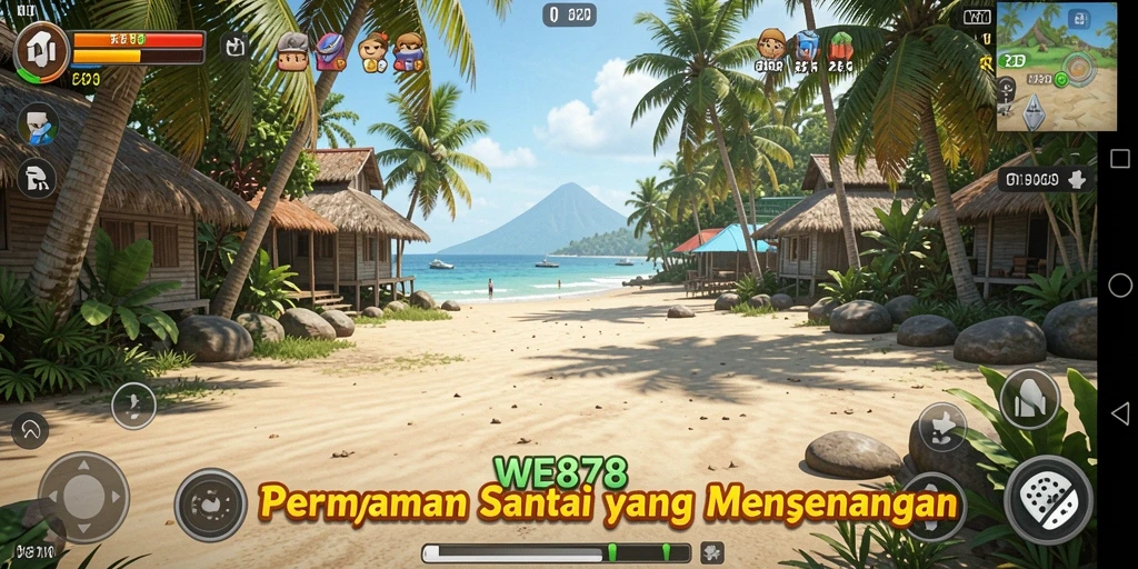 Tampilan gameplay WE878 yang menarik dan ceria.