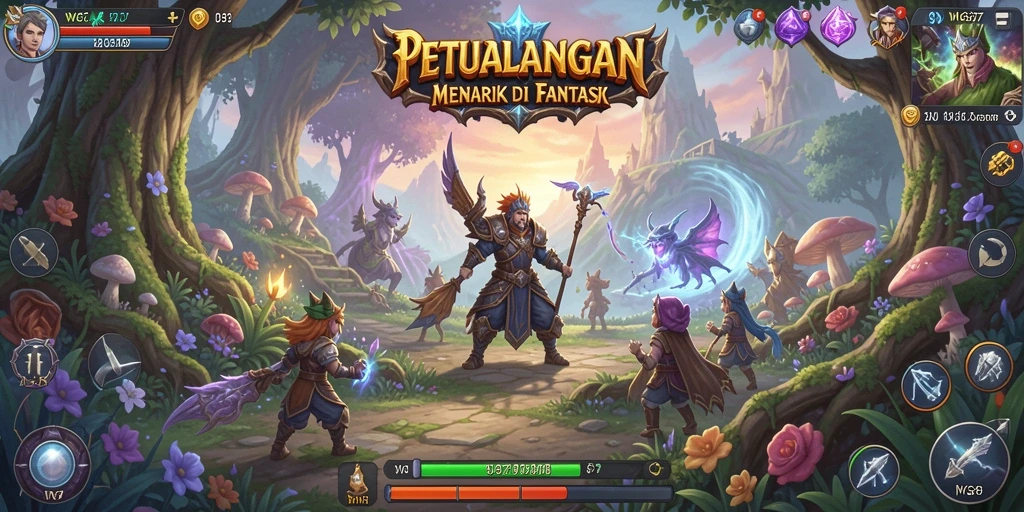 Tampilan gameplay WG87 yang menakjubkan dalam dunia petualangan.